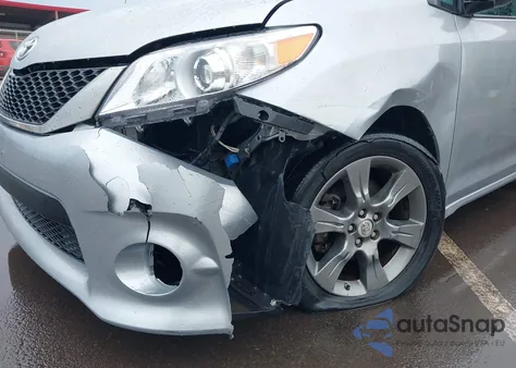 2013 Toyota Sienna Se 8 Passenger из США, поврежденный, VIN 5TDXK3DC4DS366898